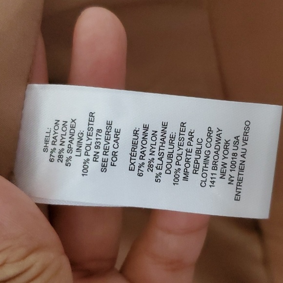 Elie. By Elie Tahari Women's Tan Blazer sz 14 - Picture 9 of 14